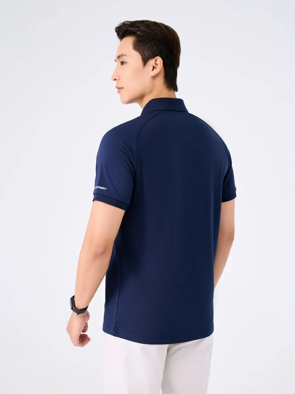 Polo Nam Yody Sport Tay Raglan Xẻ Tà - Hình ảnh 7