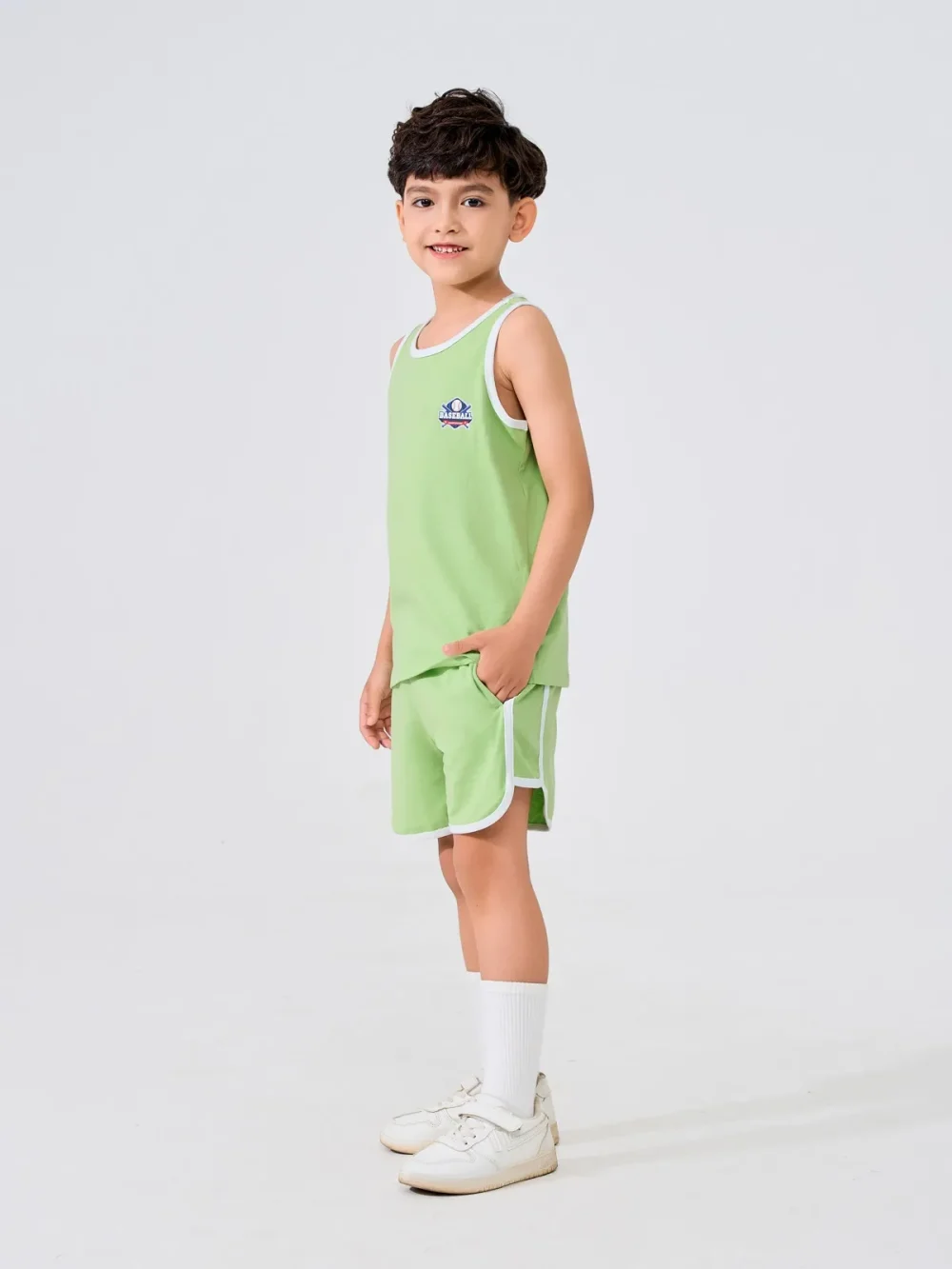 Đồ Bộ Kid Ba Lỗ Phối Viền - Hình ảnh 2