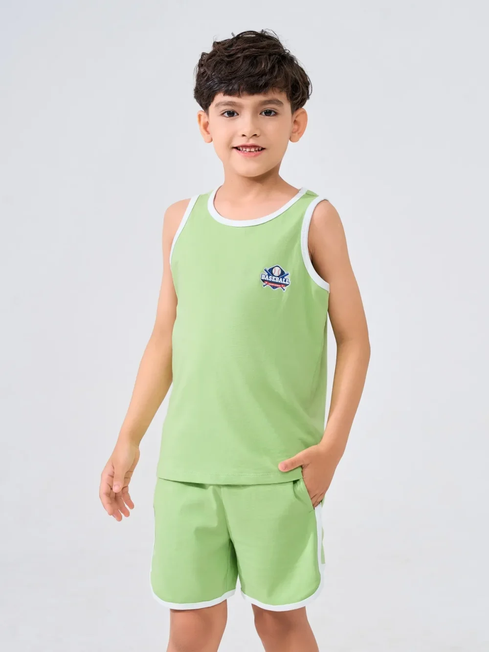 Đồ Bộ Kid Ba Lỗ Phối Viền - Hình ảnh 4